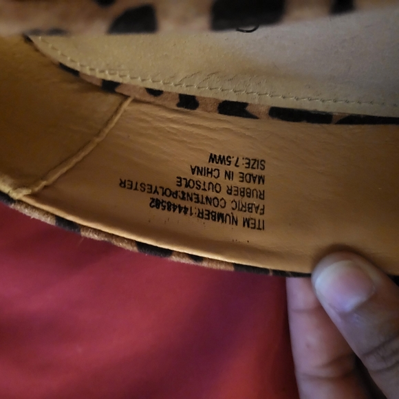 Leopard print chunky heels - Picture 4 of 7